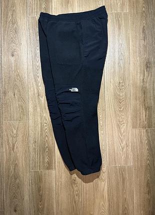 Флісові спортивні штани the north face чорні, l