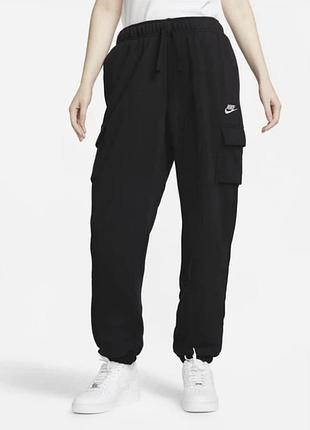 Спортивные штаны джогеры на флисе nike