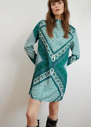 Платье весенне-летнее 34, зеленый (302512-1) nasty gal (259811512) платье