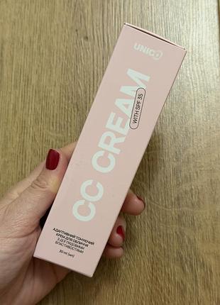 Адаптивний тонуючий cc-крем unico cc cream з spf 35 / pa++ ,30 мл