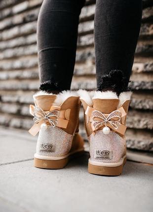 Уги ugg mini bailey bow ii угги10 фото