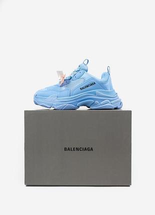 Кросівки triple s «light blue» кросівки3 фото