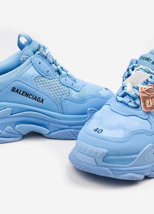 Кросівки triple   s «light blue» кроссовки5 фото