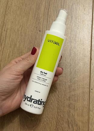Спрей-крем для волосся vitael dry hair spray cream ten in one (150 мл)