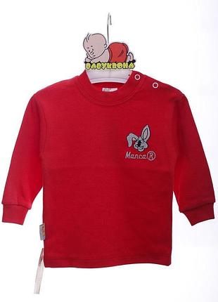 Водолазка заяц хлопок mancar kids красная