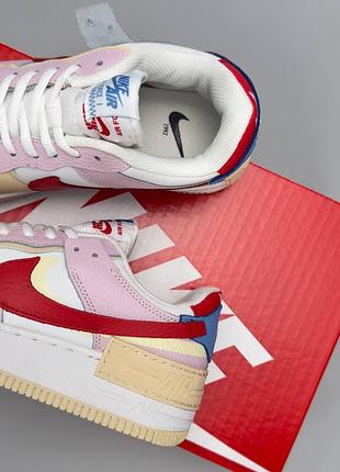 Nike air force 1 shadow w white pink
