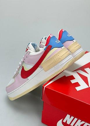 Nike air force 1 shadow w white pink 2