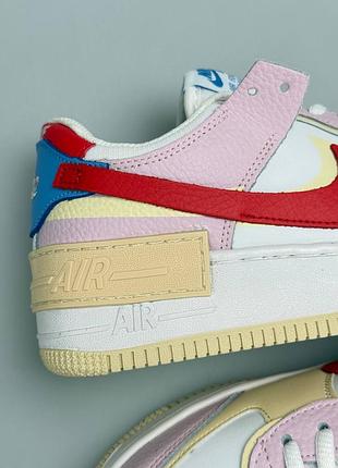 Nike air force 1 shadow w white pink 3