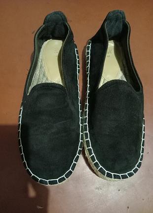 Чорні еспаьрильї-сліпони, унісекс, h&m, оригінал, р. 41