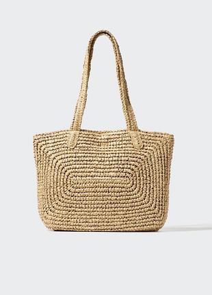 Сумка uniqlo crochet tote bag 4