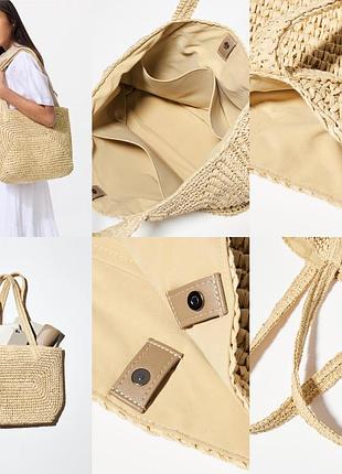 Сумка uniqlo crochet tote bag 5