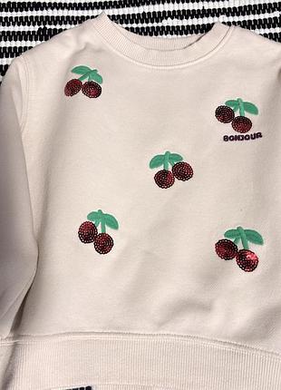 Світшот для дівчинки на 3-4 роки від h&m 2