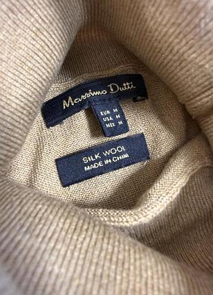 Водолазка  шелк шерсть massimo dutti 3