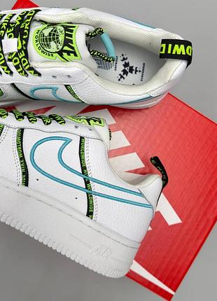 Nike air force 1 '07 prm worldwide pack white sky