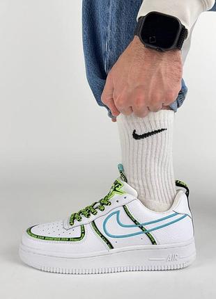 Nike air force 1 '07 prm worldwide pack white sky 4