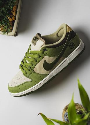 Кроссовки nike dunk lowmatcha green 36р
