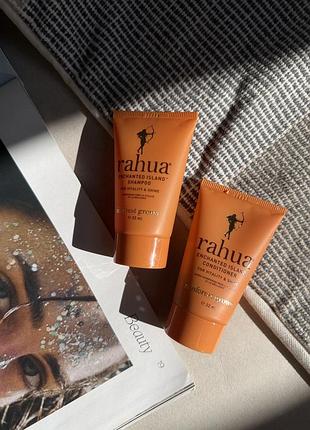 Набір шампунь і кондиціонер для волосся rahua enchanted island shampoo + conditioner 2 х 22 мл, оригінал
