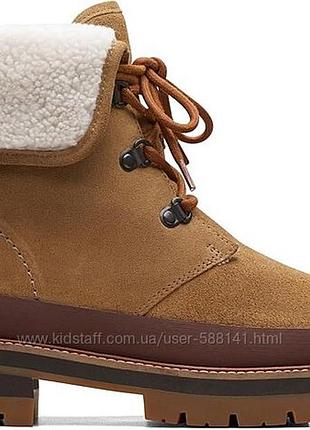 Р. 39.5 clarks женские зимние ботинки оригинал