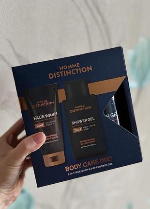 Чоловічий подарунковий набір для догляду homme distinction body care duo