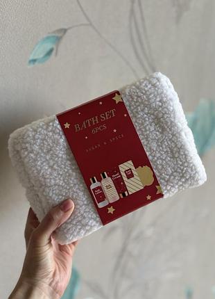 Подарунковий набір для ванни bath set sugar & spice (6 предметів)