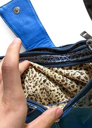 Жіноча синя сумка style guess logo 5