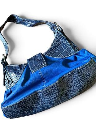 Жіноча синя сумка style guess logo 4