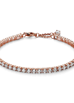 Серебряный браслет no brand теннисного дизайна 16 1865524963