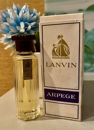 Eau arpege lanvin рідкісна вінтажна колекційна мініатюра 8 мл