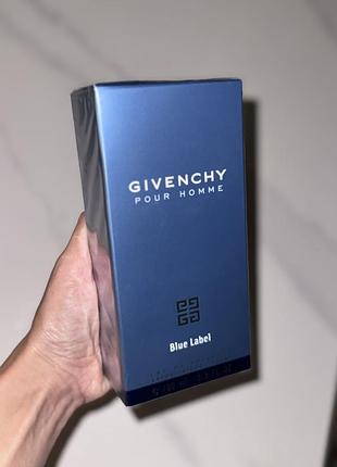 Чоловічі парфуми givenchy blue label pour homme 100 ml духи живанши франція