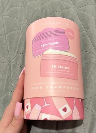 Жіночий подарунковий набір ncla beauty pink champagne body care