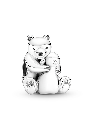 Срібний шарм no brand обійми полярних ведмедиків 790032c01
