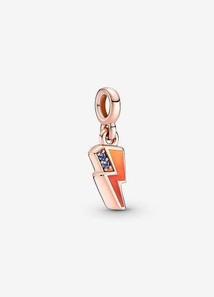 Серебряный шарм no brand ми молния 781909c01