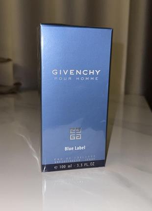 Парфуми givenchy blue label 100 ml духи чоловічі розкішний аромат для чоловіка живанши