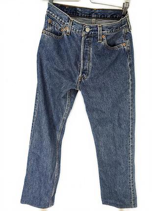 Джинсы levi's 501-0193 размер w30 l32 (s) прямые синие made in Ausa, отличный