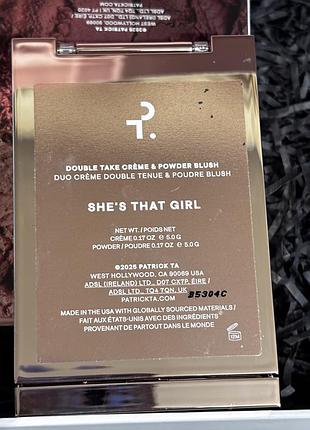 Двійні рум'яна patrick ta major headlines double-take blush duo — she's that girl 2