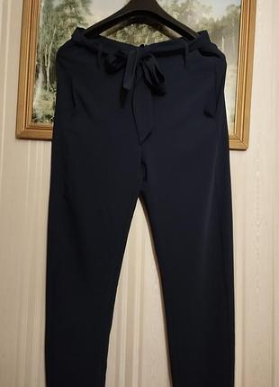 Женские оригинальные зауженные брюки с поясом mm6 maison margiela italy