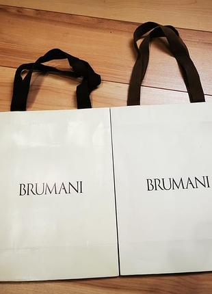 Фирменный подарочный пакет brumani (21х28 см)
