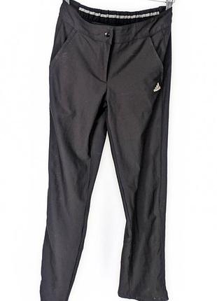 Спортивные штаны adidas clima365 climalite размер u9 8 / d 34 (xs) черные, отличный