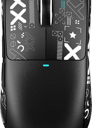 Беспроводная игровая мышь attack shark x11 se black (с наклейками)
