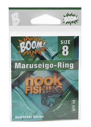 Гачок для мирної риби maruseigo-ring №8 (10 шт/уп) (bn) тм boom
