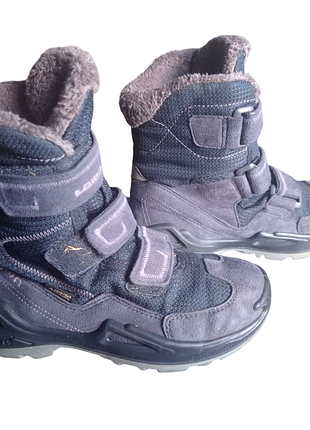 Водонепроникні черевики на дівчинку lowa milo gtx hi 32 розмір