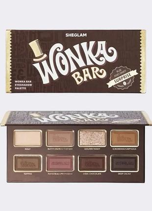 Палетка теней для век sheglam willy wonka wonka bar eyeshadow palette