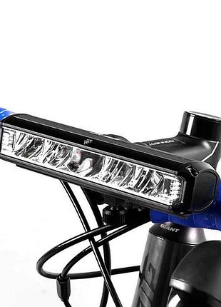 Потужна велофара eos620-6led, 1400lm, вологозахист, li-ion акумулятор