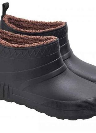 Калоші на хутрі жіночі (пінка) (6 пар) арт.d-40а чорний р.37-41 тм gipanis