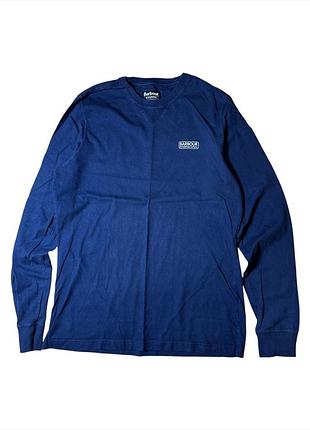 Лонгслив barbour international / оригинал / синяя кофта реглан