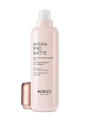 Матирующий флюид kiko milano hydra pro matte с гиалуроновой кислотой/база под макияж
