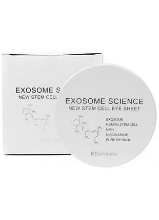 Kor japan the exosome eye sheet white круговые увлажняющие патчи под глаза с экзосомами (60 шт)