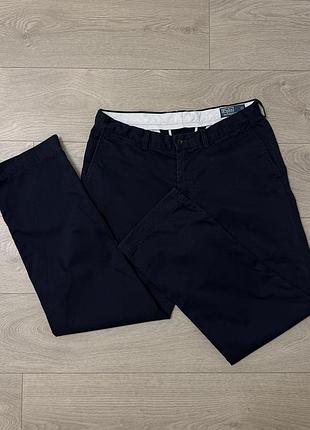 Хлопковые брюки чинос поло ральф лорен polo ralph lauren classic fit vintage, 34/30/ факт l, оригинал