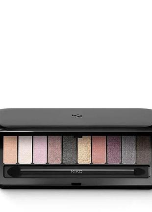 Палитра теней kiko milano new soft nude eyeshadow palette (01 garden rose), 7,5 г