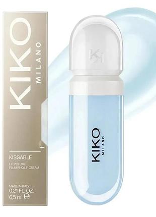 Бальзам для губ kiko milano kissable lip volume plumping lip cream 05 bluetopia